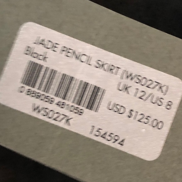 Allsaints Jade Pencil Skirt size 8 NWT - Picture 7 of 7